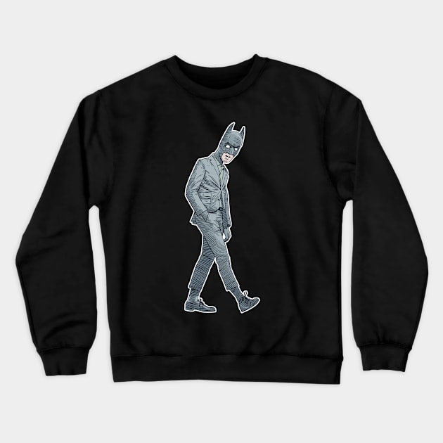 Bat Walking Crewneck Sweatshirt by nerdgonalley